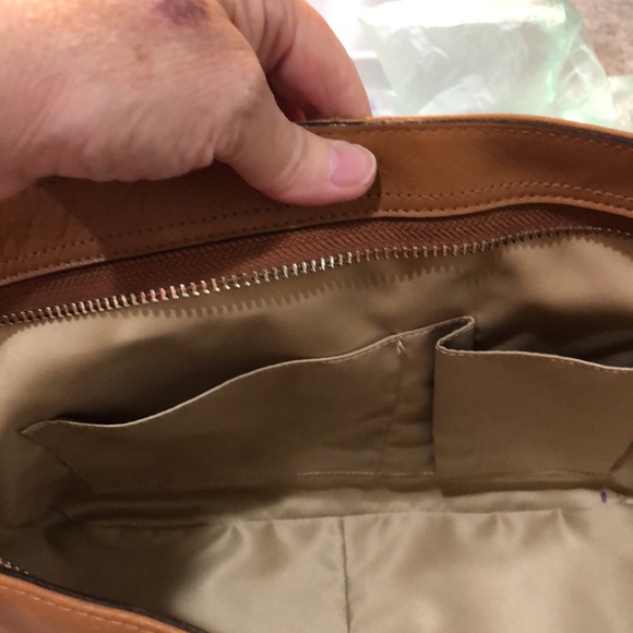 Coach tri color tan shoulder bag - Picture 7 of 7